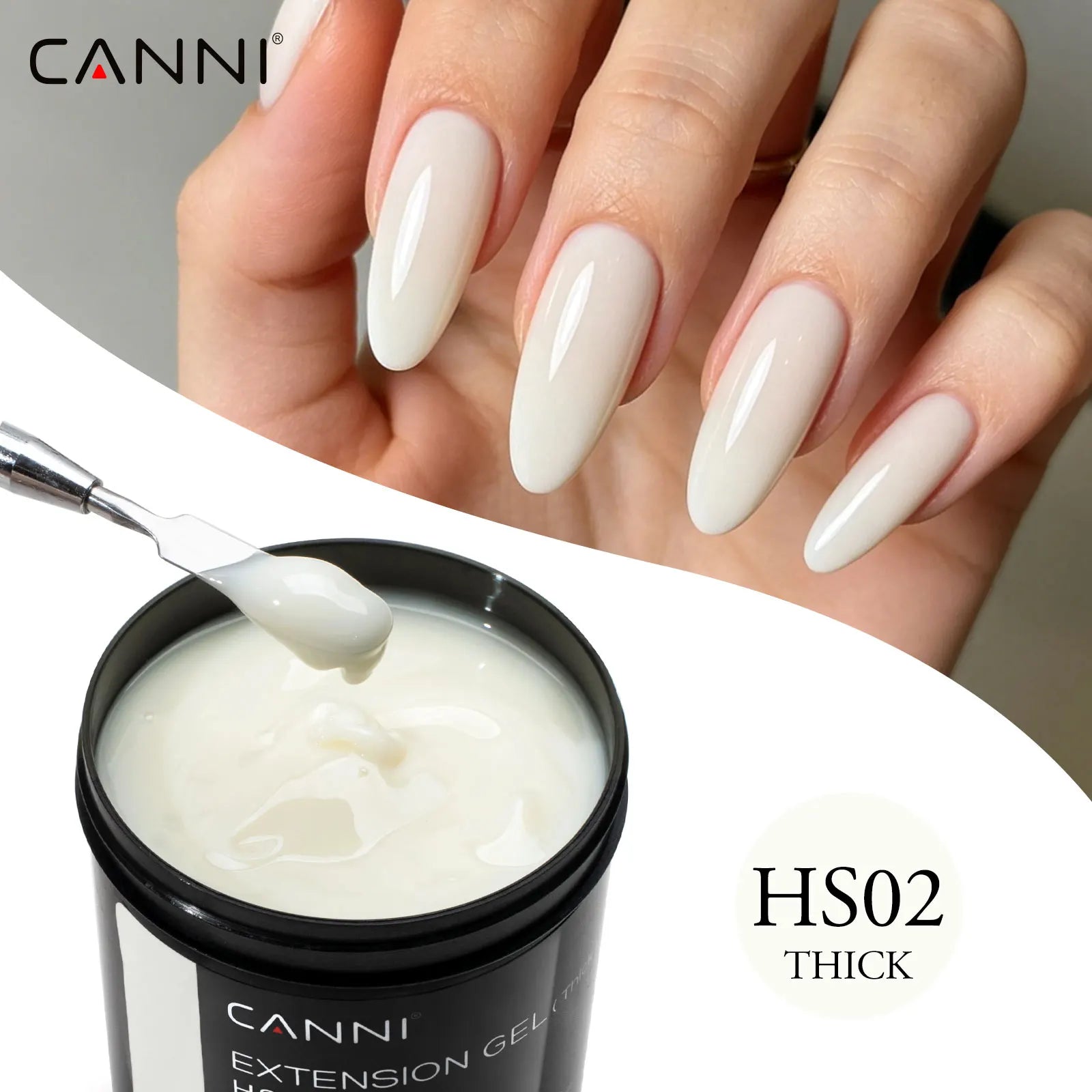 8 Oz TPO FREE CANNI Extension Builder Nail Gel Soak Off LED UV Gel Camouflage Jelly Color Long Lasting Super Glossy Gum Gel