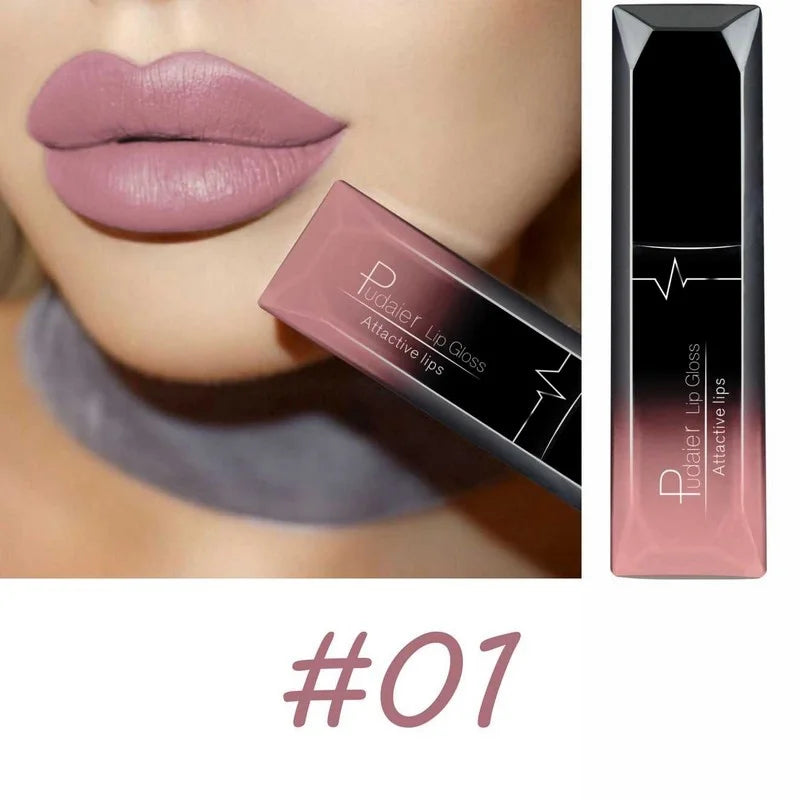 Velvet Matte Liquid Lipstick Waterproof 17 Long Lasting Colors Non Stick Cup Kissproof Smooth Soft Lip Tint for Girls