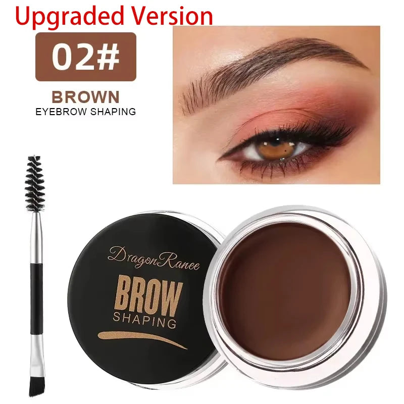 Matte Eyeliner Eyebrow Cream Gel Waterproof Long Lasting Contouring Brown Black Brow Cream Wild Eyebrows Cream Concealer