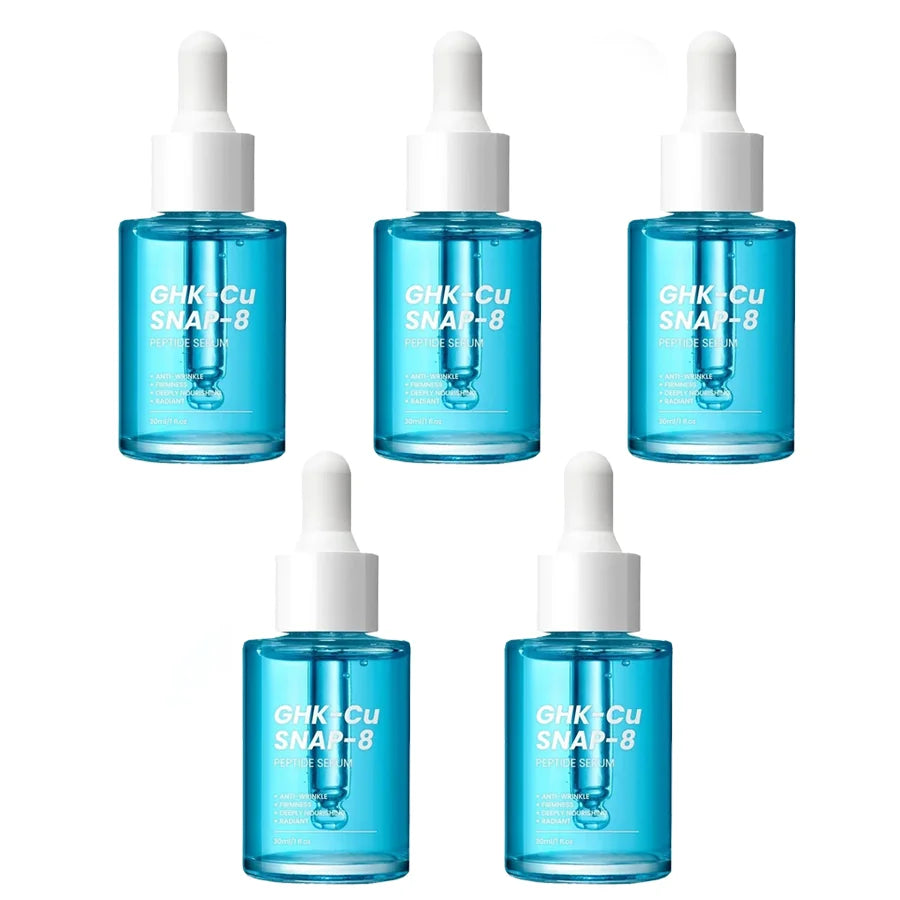 GHK-Cu Copper Peptide SNAP-8 Face Serum Anti Aging Wrinkle Lifting Firming Collagen Boost Hydrating Facial Essence