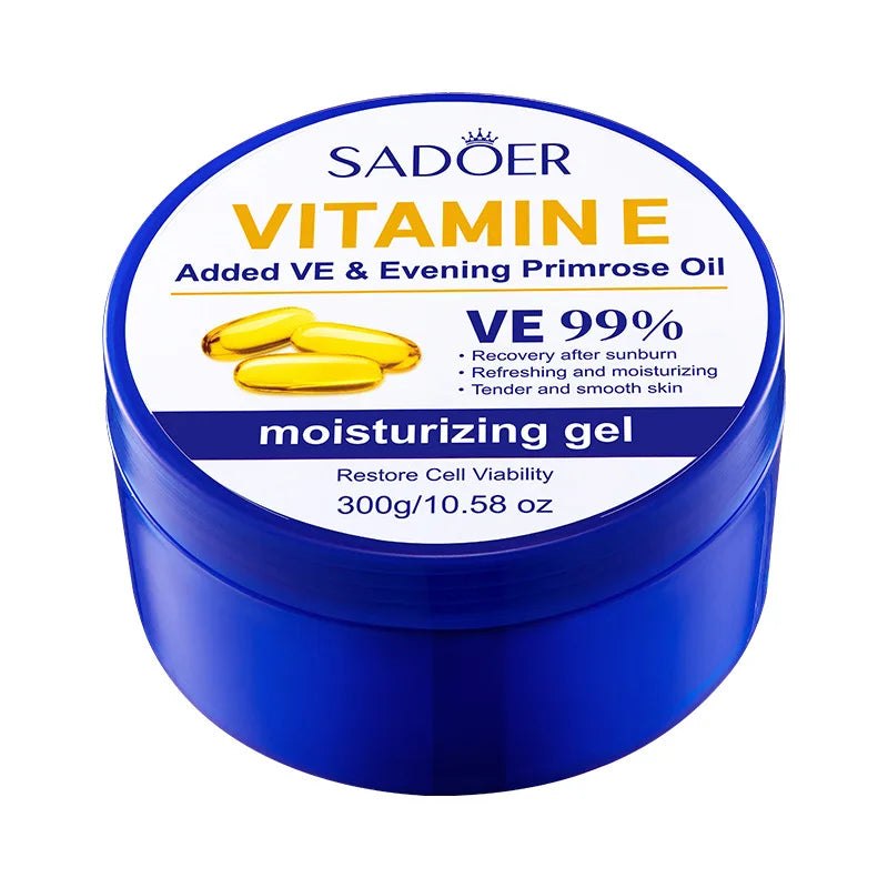 300g Aloe Vera Hydrating Gel Vitamin C & Collagen Moisturizer Skin Gel Evening Primrose VE Soothing Repair Gel for Face & Body