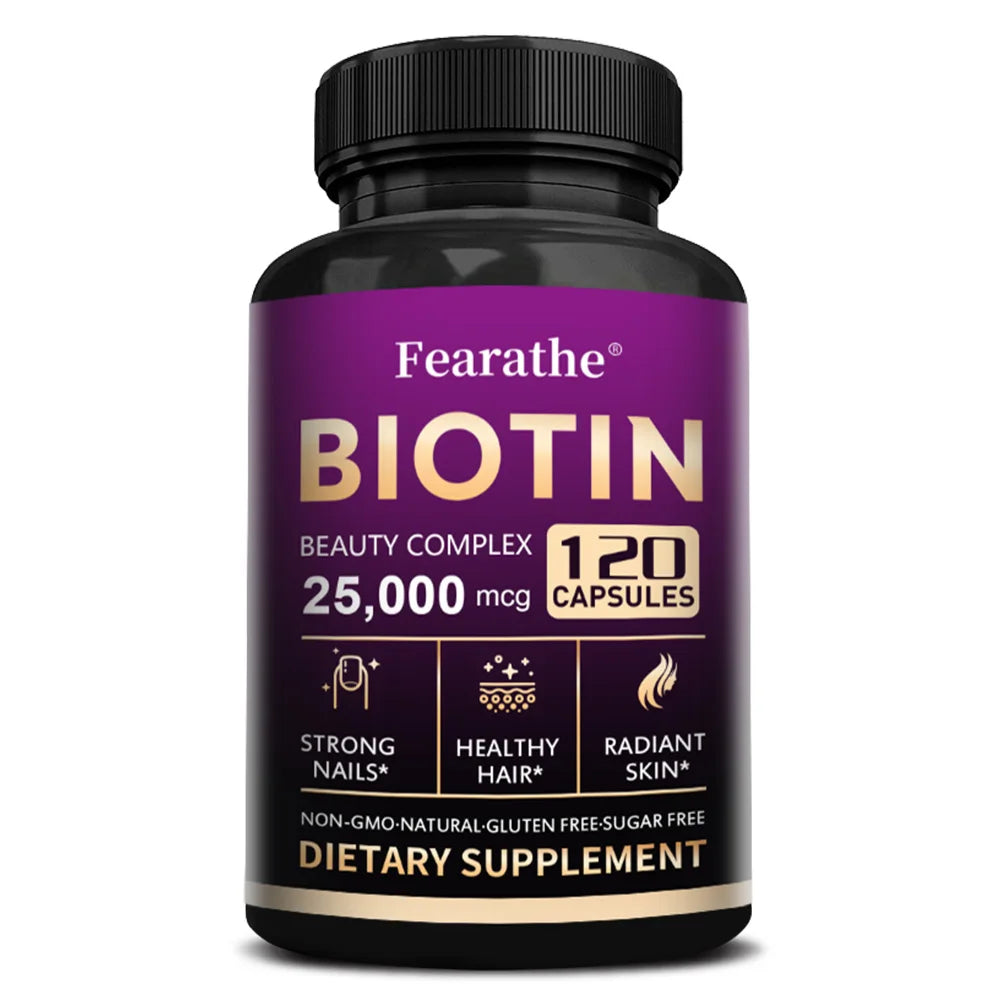 Biotin | Collagen | Keratin Supplement - Hair Growth Support, Skin & Nails, Antioxidant, Increase Skin Elasticity