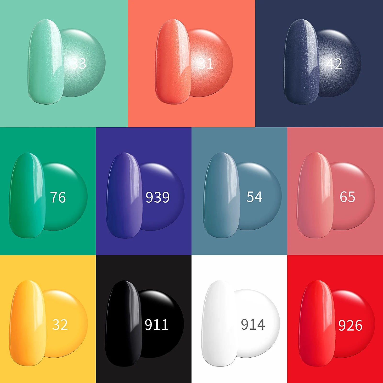 VENALISA Nail Polish Varnish TPO FREE 60 Colors Full Coverage Colors Nail Gel Polish Set CANNI Gel Manicure Soak Off UV Gel