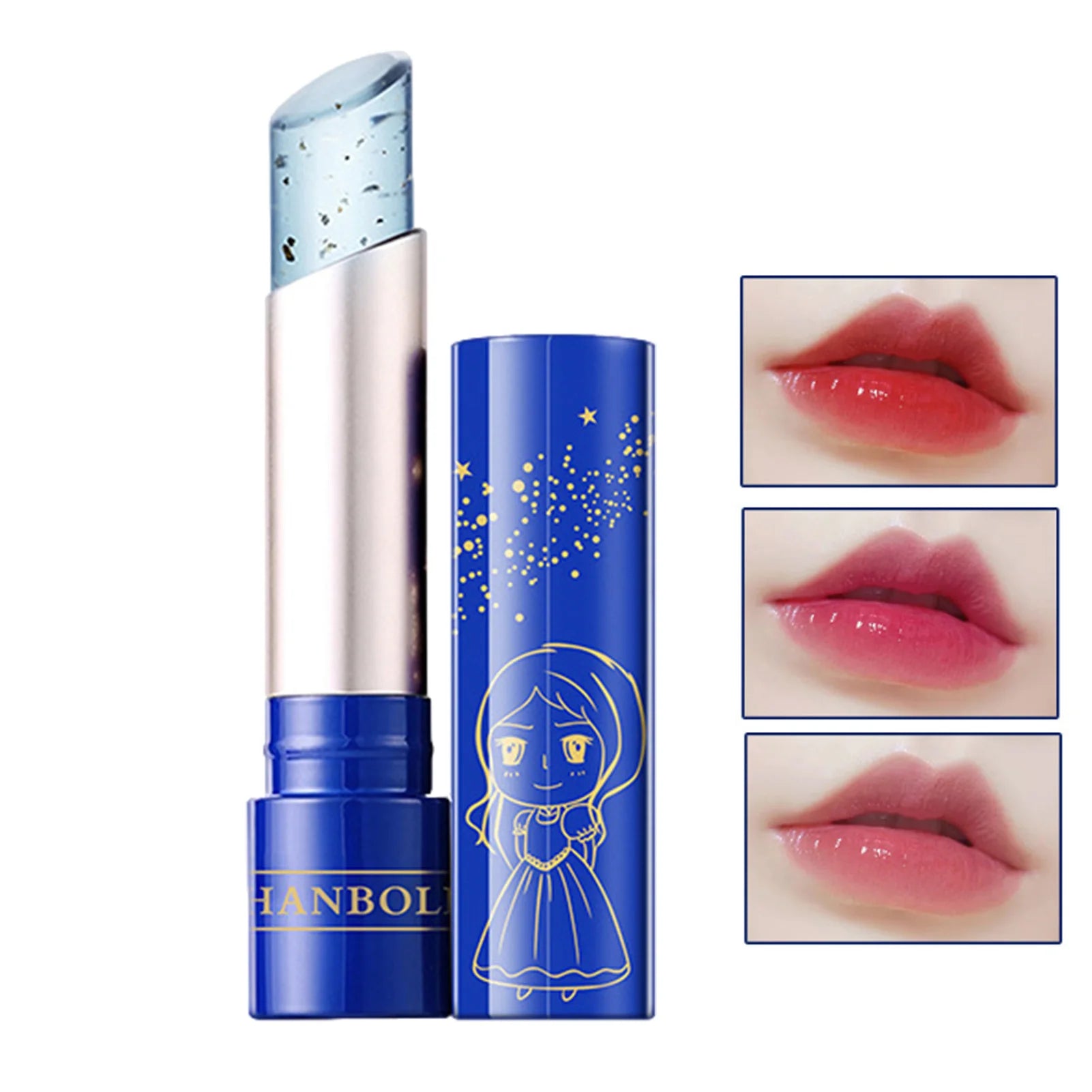 Color Changing Lipstick Waterproof Blue Lipstick That Turn PinkWipe Blue Turns To Pink Moisturizing Lipstick Lip Gloss Lips Care