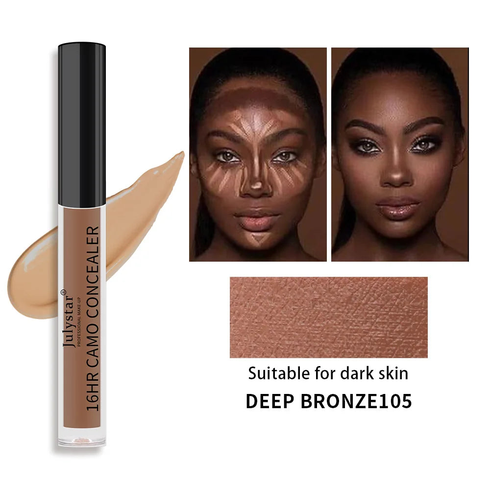 6 Colors Liquid Concealer Covering Moisturizing Control Oil Foundation Dark Circles Freckle Eyes Face Concealer Liquid Makeup