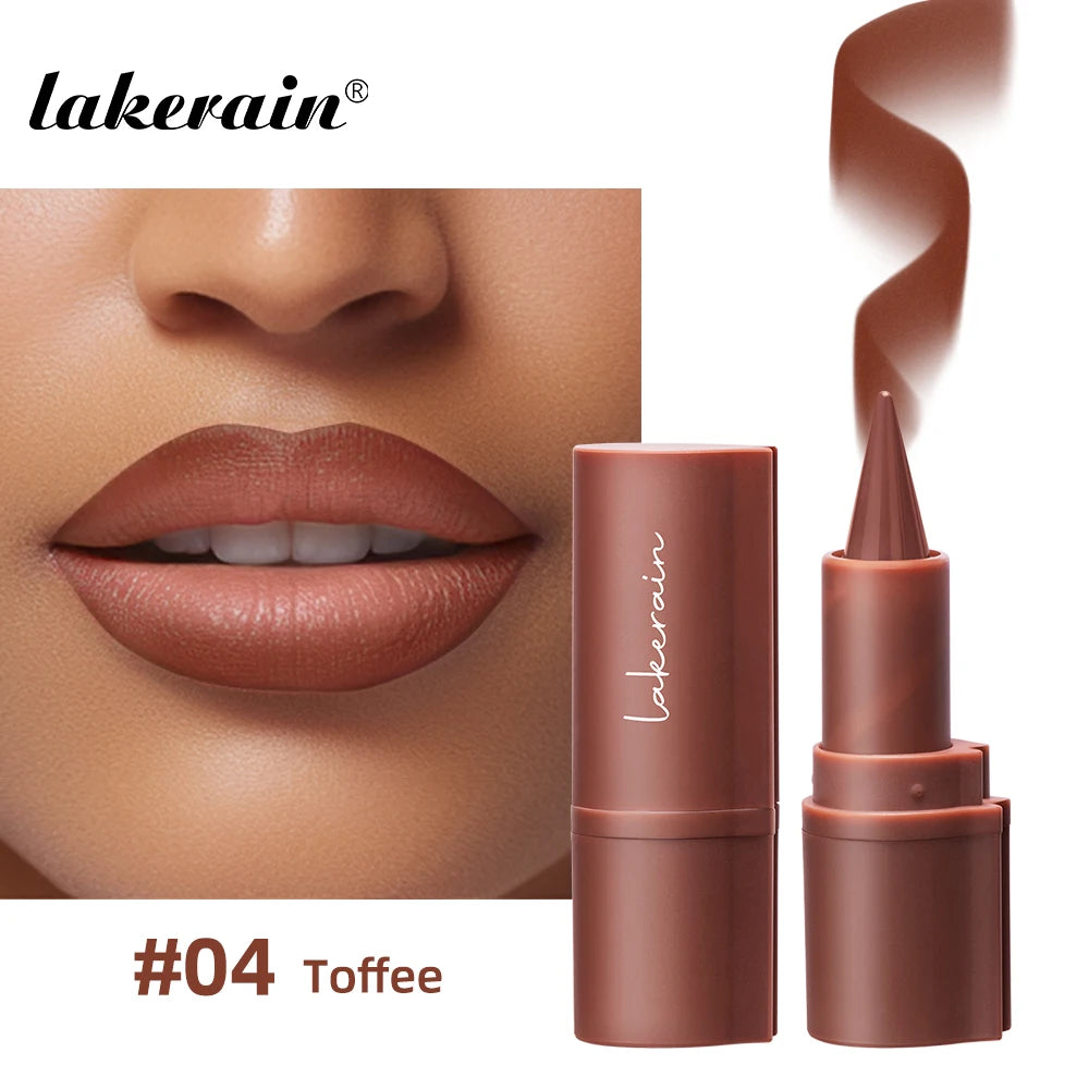 Waterproof Lip Liner Tapered Gradient Matte Black Brown Velvet Lipstick Non Sticky Contouring Tint Lipliner Crayon Lip Makeup