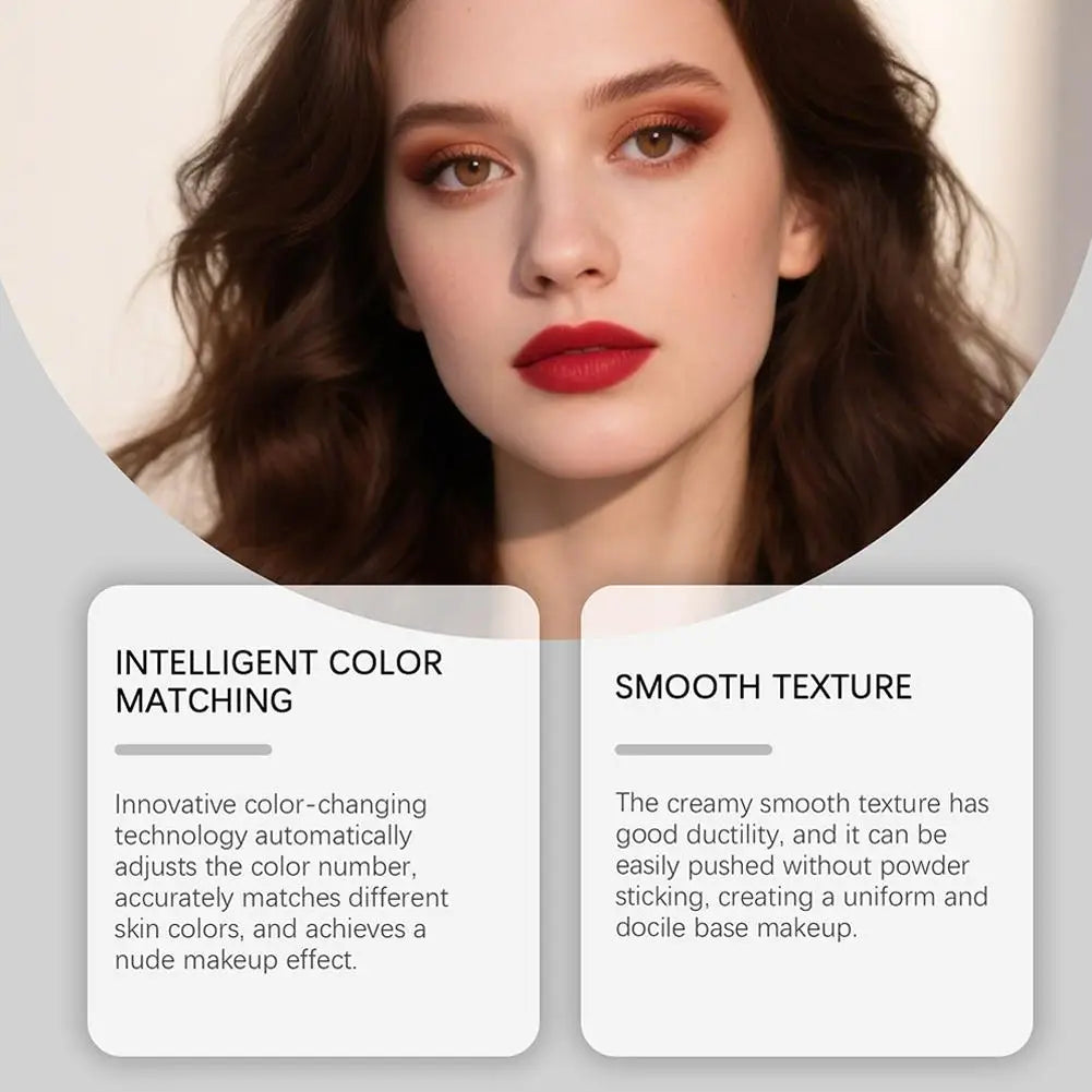 Glow Foundation Mushroom Head Air Cushion CC BB Cream Full Coverage Makeup Foundation Long Lasting Hydrating Even Skin Tone