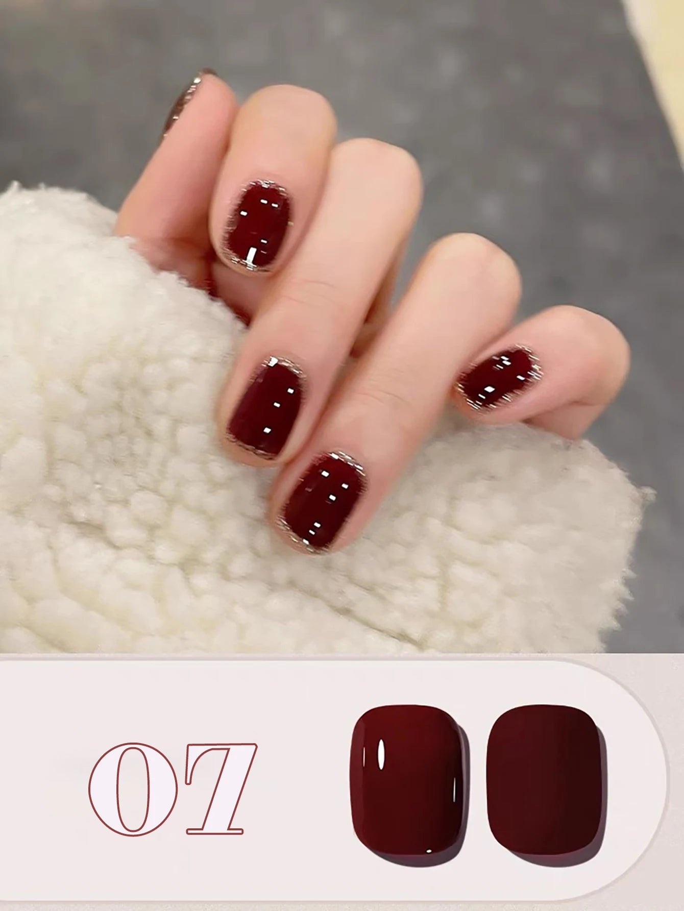MN 1-12pcs 12ML Winter Popular Gel Nail Polish 2026 Whitening Dark Brown Wine Red Nails Nail Salon Red Nails Valentine Day Nails