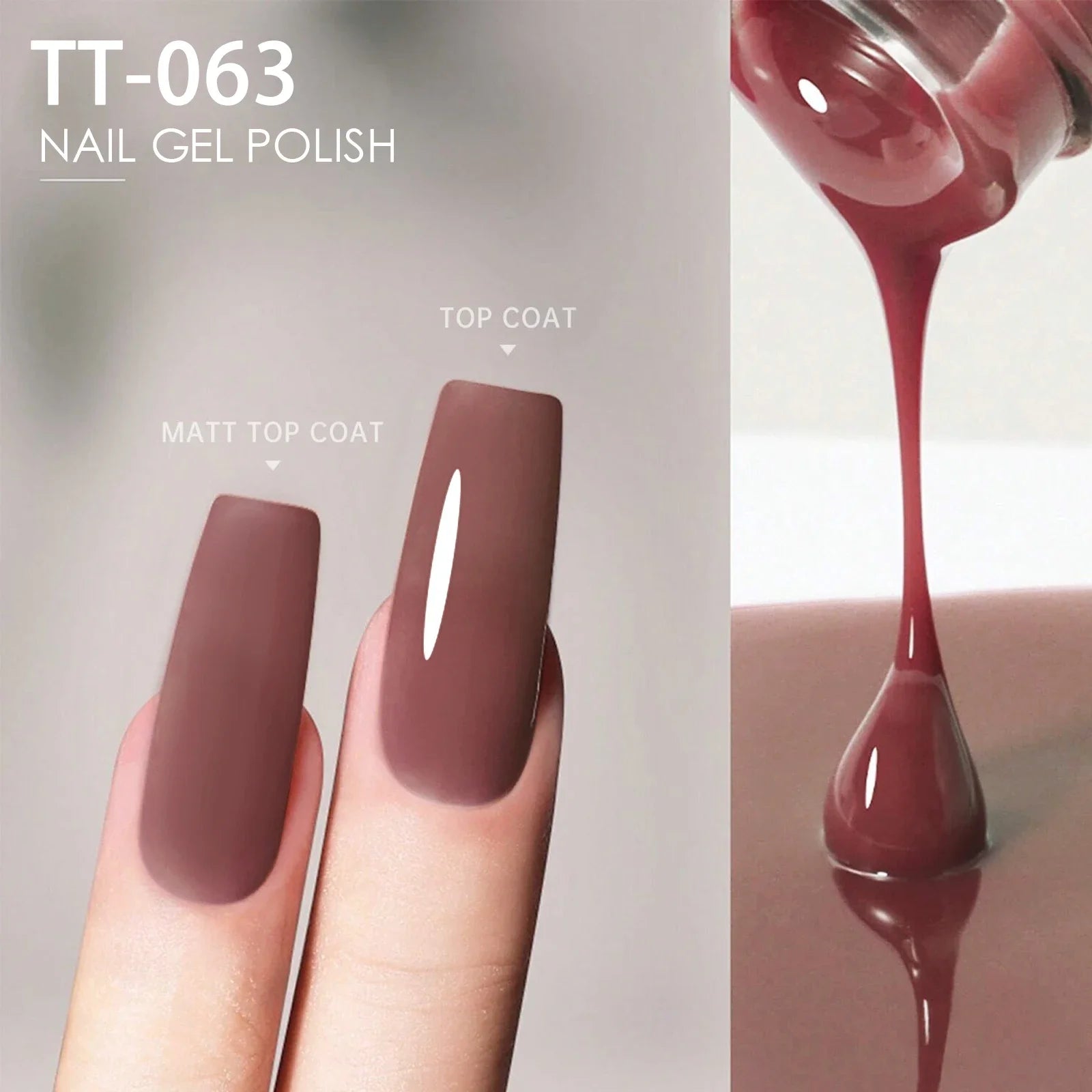 1PC 8ML Jelly Natural Gel Nail Translucent Black Pink Blue Purple Gel Polish UV/LED Soak Off Gel Polish for DIY Holiday Gift