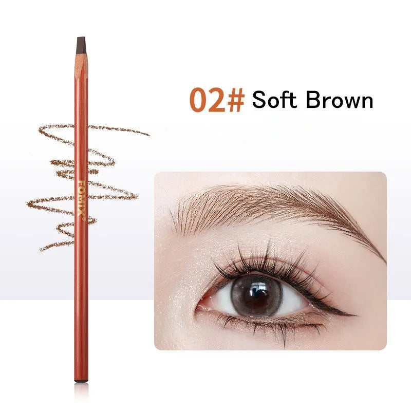 Hard Microblading Eyebrow Pen Waterproof Eyebrow Pencil Definer Long Lasting Natural  Wild Brow Applicator Easy To Wear