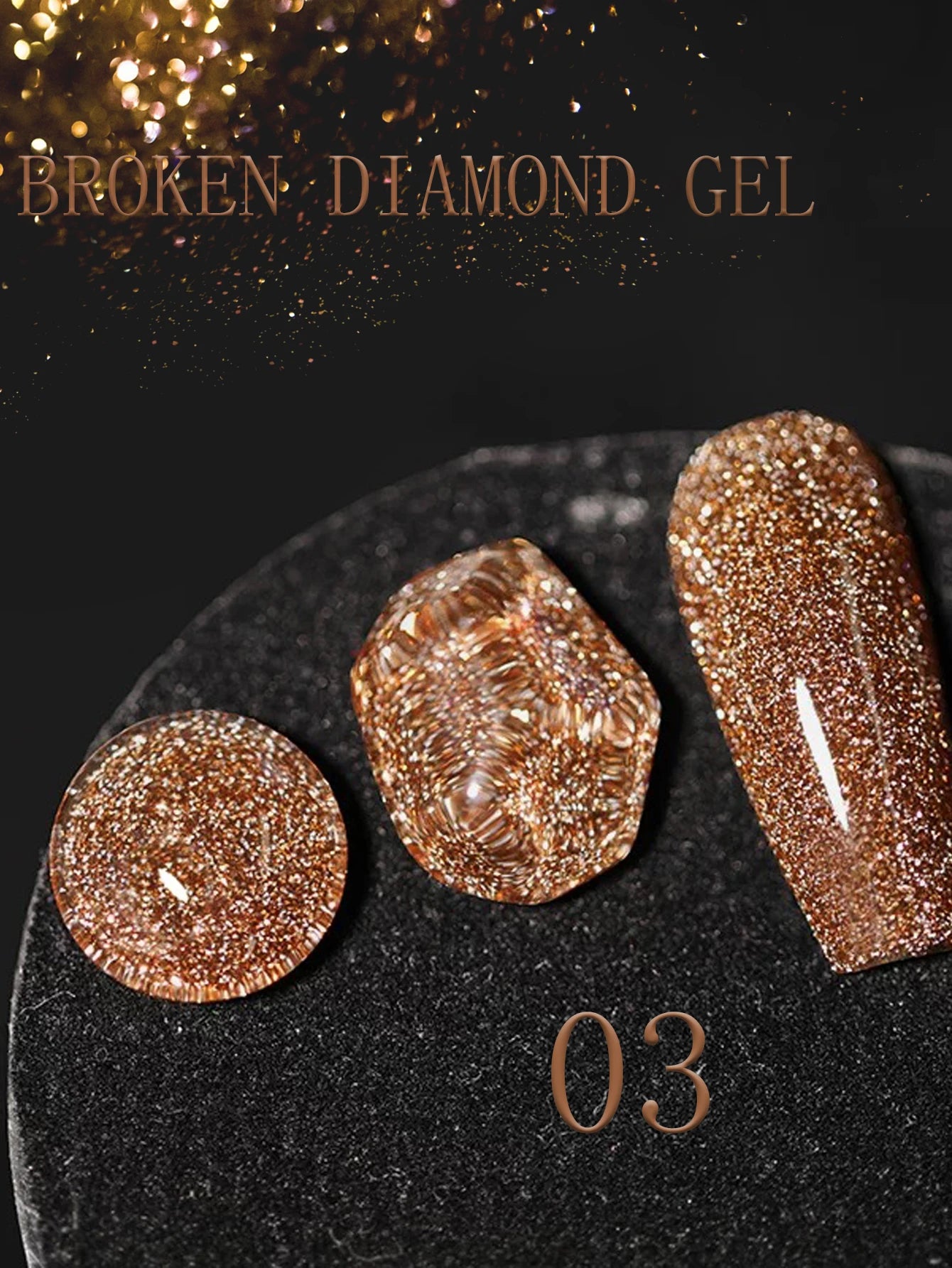 MIANEL 12ML Rock Sugar Crushed Diamond Gel Nail Polish Pink Glitter Nail Polish Top Selling Pink Nails Summer Nails 1-12pcs