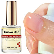 Tinovo Uno Hard Nail Serum Cuticle Oil Nail Polish Cares for Weak Brittle Cracked Nails Keratin Nail Hardener Strengthener Oil