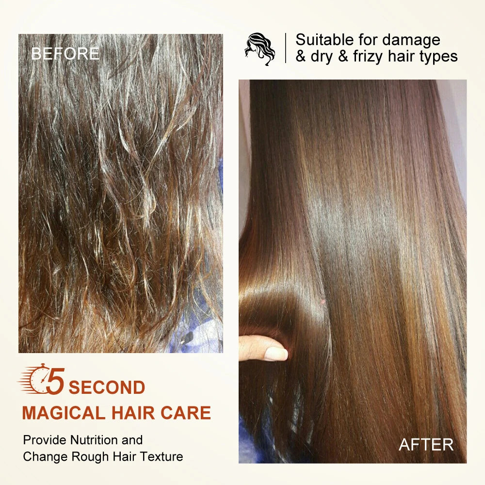 PURC Protein Magical Hair Mask Set Repair Damage and Dry Men Women Shiny Hair Treatments Products 60ml/120ml