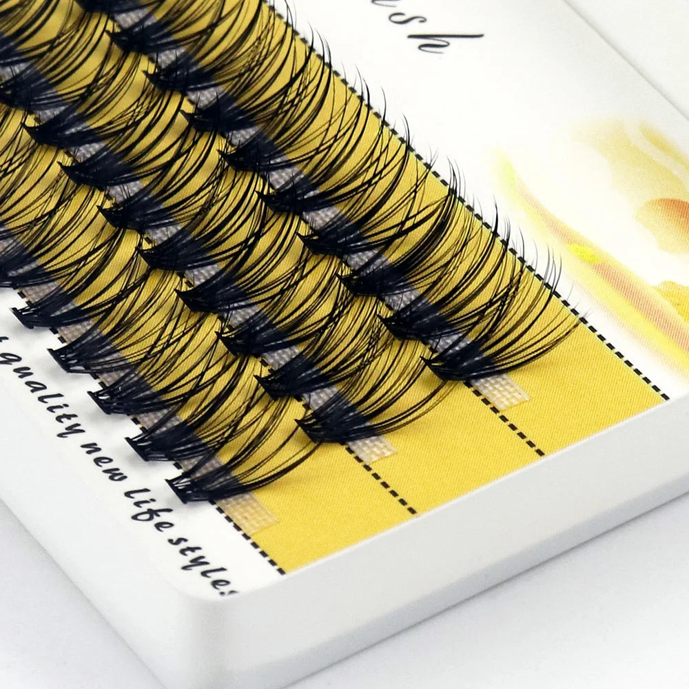 60 Bundles/Box 20/30/40D Individual Cluster Eyelash Extension Natural Mink Eyelashes Professional Makeup Tools Lashes Wholesale