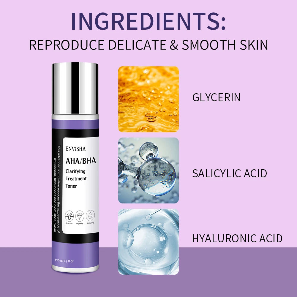 ENVISHA Face Skin Care Cleansing Toner Shrink Pores Whitening Moisturizing Refreshing Oil Control Anti-acne Anti-Wrinkle Aging