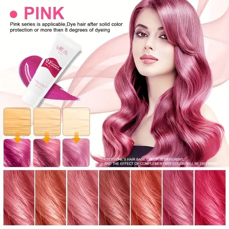 Unisex Hair Dye Permanent Styling Hair Color Wax Shampoo Fashion No Damage Quick Coloring Lasting Professional Hairs Dyeing Crea