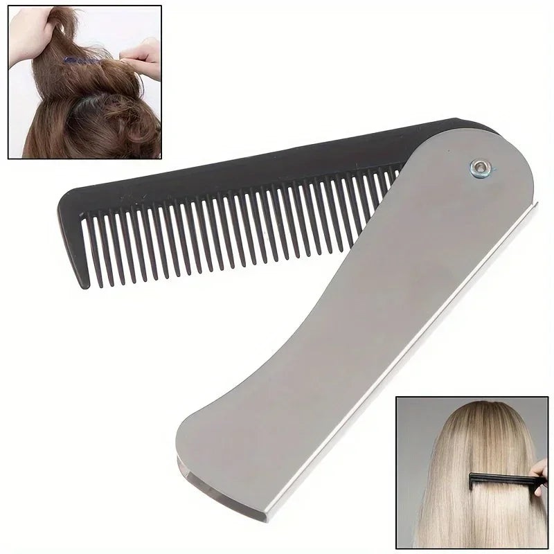 Portable Travel Hair Comb Brush For Men & Women Foldable Massage Hair Comb Folding Hair Combs Hairdressing Tools Combs For Women