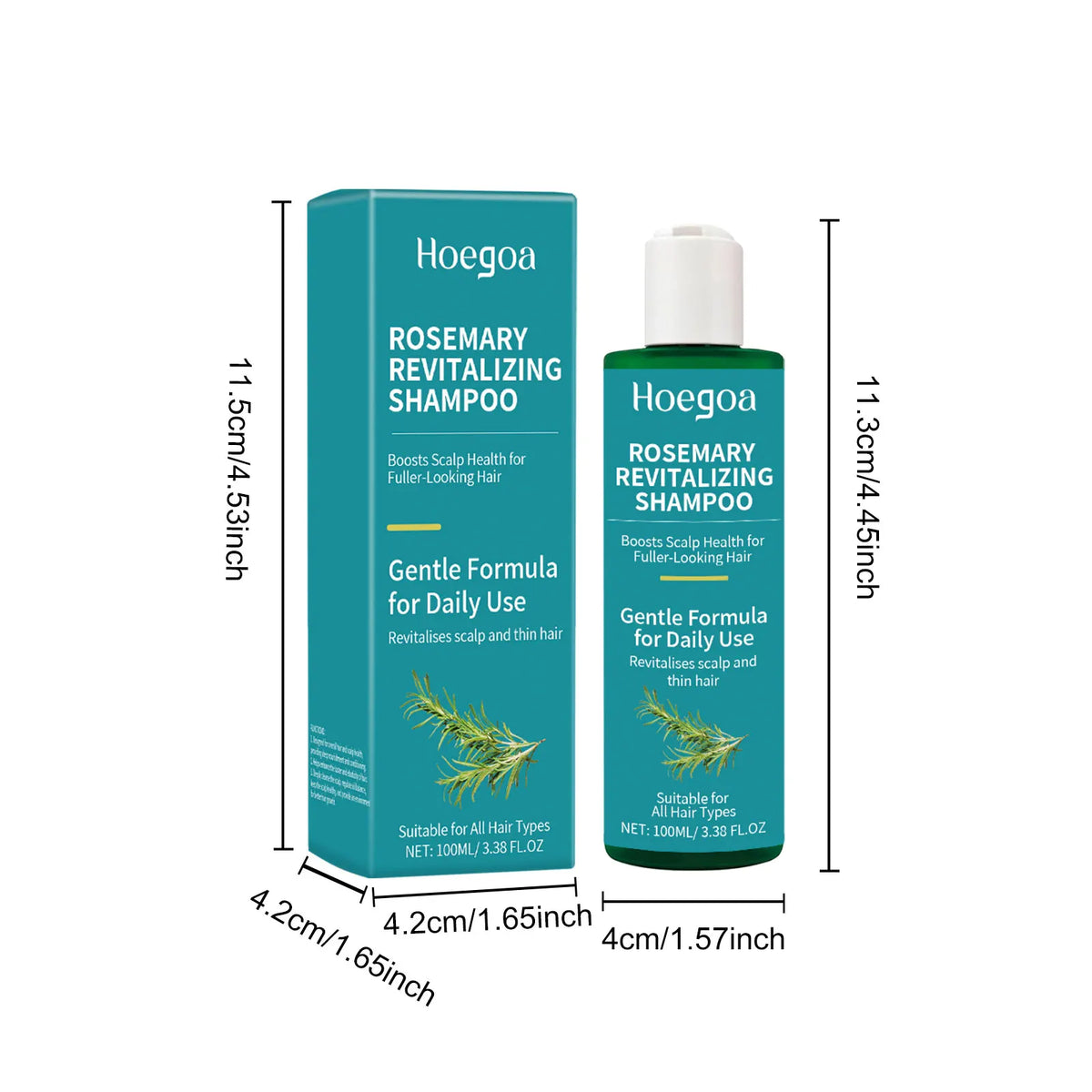 Organic Rosemary Hair Care Set Shampoo&Conditioner&Serum Nourish Strengthen Hair Roots Improve Dry Frizzy Hair Smooth Treatment