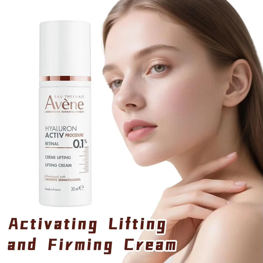 Avene Hyaluron Activ Procedure Retinal 0.1% Lifting Cream 30ml Hyaluronic Acid Anti-Aging Wrinkle Reduction For Sensitive Skin ﻿