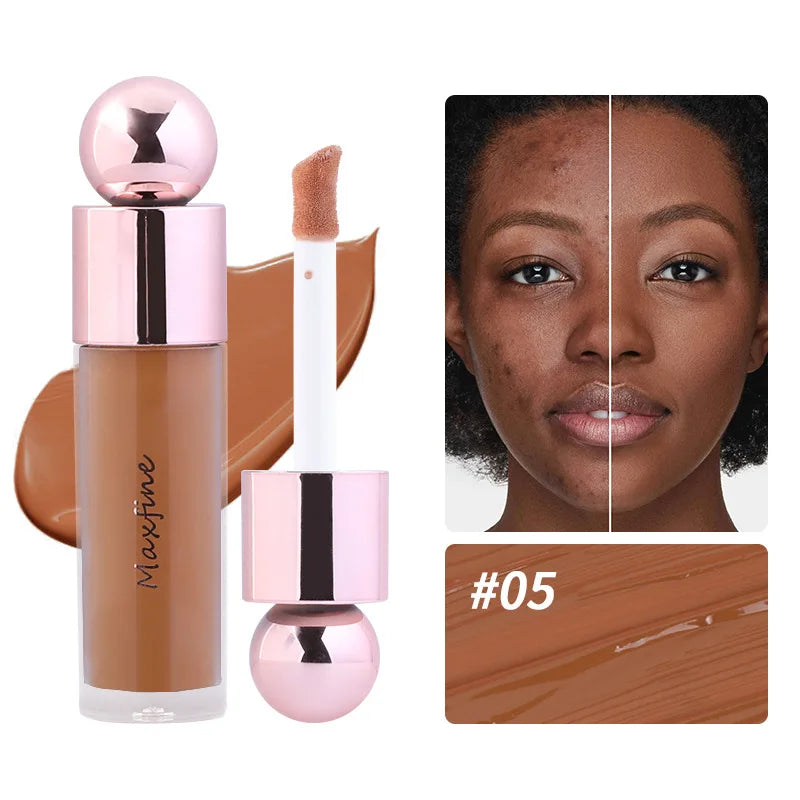Concealer with Pore Blurring Moisturizing Oil Control Long Lasting Sweat Resistant Non Transfer for Covering Facial Blemishes