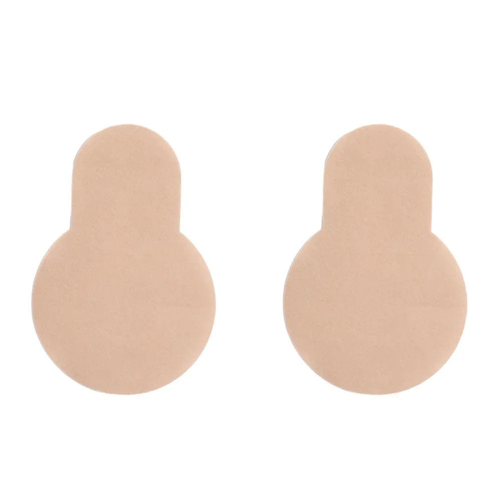 10Pcs Push Up Bras Self Adhesive Silicone Strapless Invisible Bra Women Reusable Sticky Breast Lift Bra Pads Petal Nipple Covers