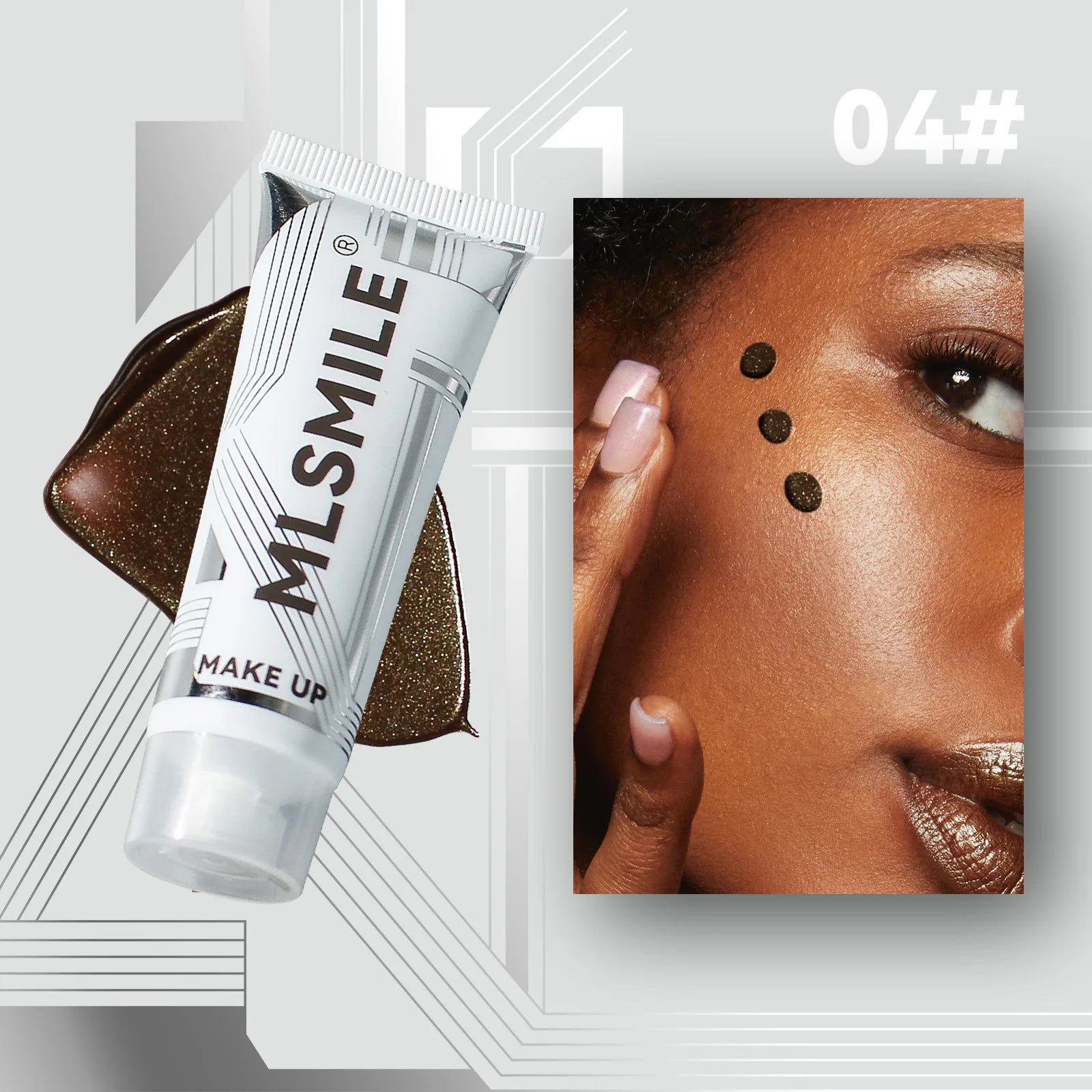 Waterproof Liquid Foundation Black Skin Tone Bronze Foundation Concealer Natural Tanning Foundation Cream Primer Face Makeup