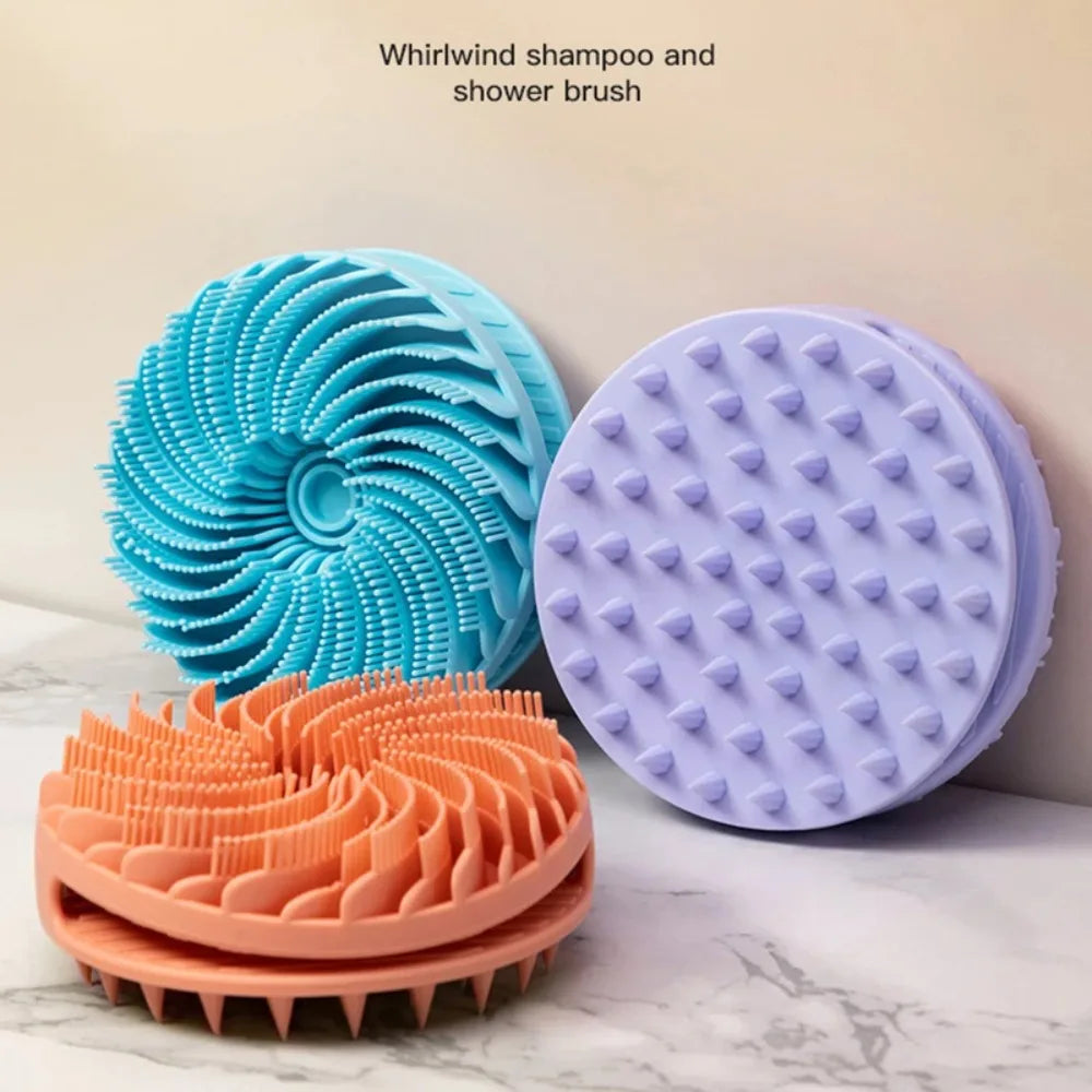 Soft Silicone Body Brush Scrubber Exfoliating Non-irritating Massage Body Wash Cleansing Bath Shower Brush Body Scrub Bath Tools
