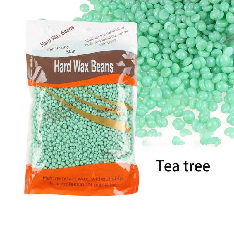 100g Wax Beans Hot Film Hard Wax Depilatory Hard Hair Removal Bean Waxing Bikini Face Legs Body Hair Removal Unisex