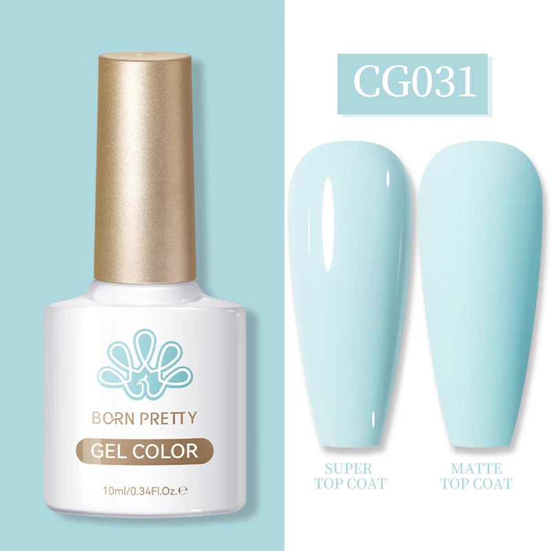 BORN PRETTY 10ML Nail Gel Polish Soak Off UV LED Semi Permanent Nail Salon Home Design French Nails Manicure Gel Nails