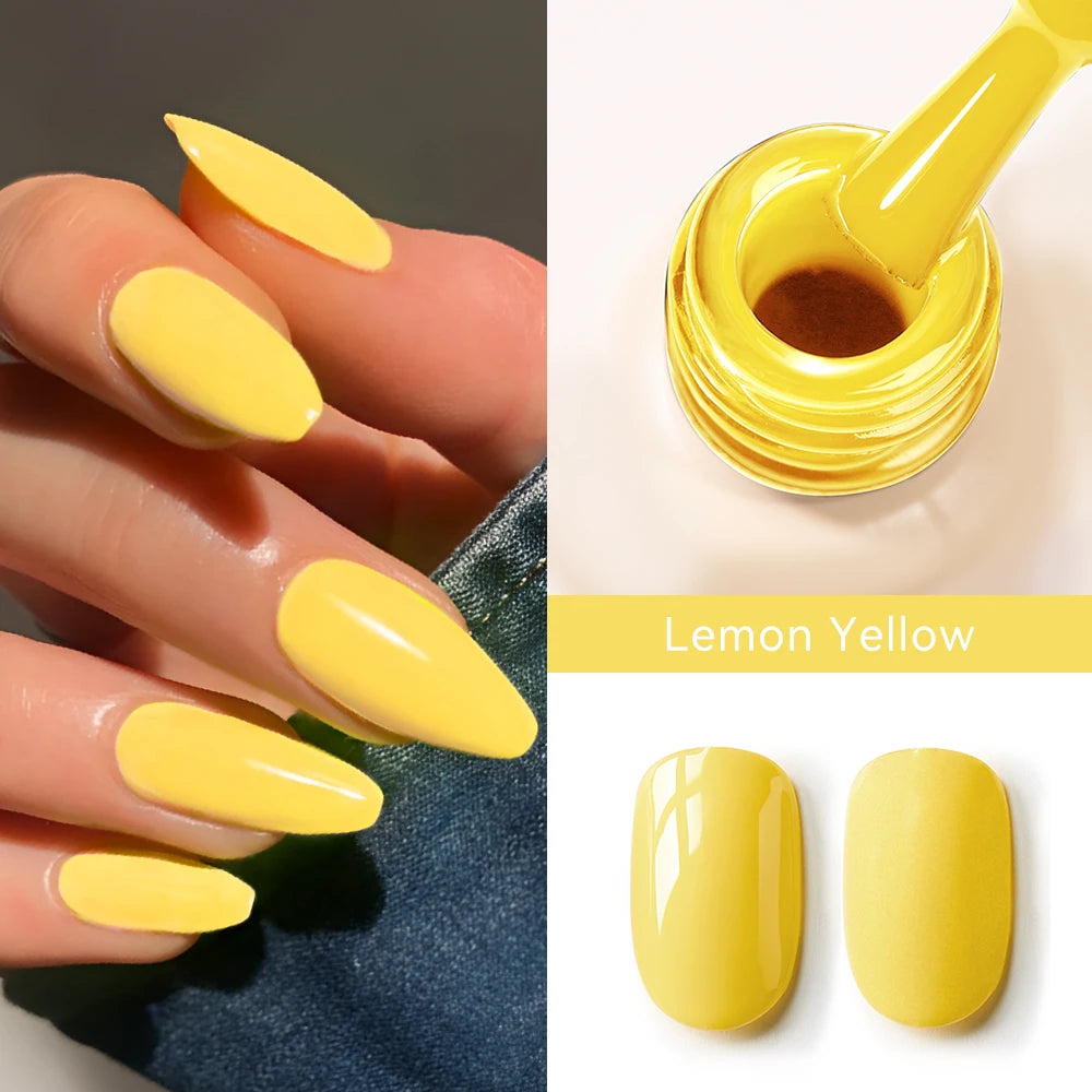MAYCHAO Cherry Red Gel Nail Polish 12ml Glossy Semi Permanent Soak Off UV LED Frosted Gel Nails Base Painting Varnish