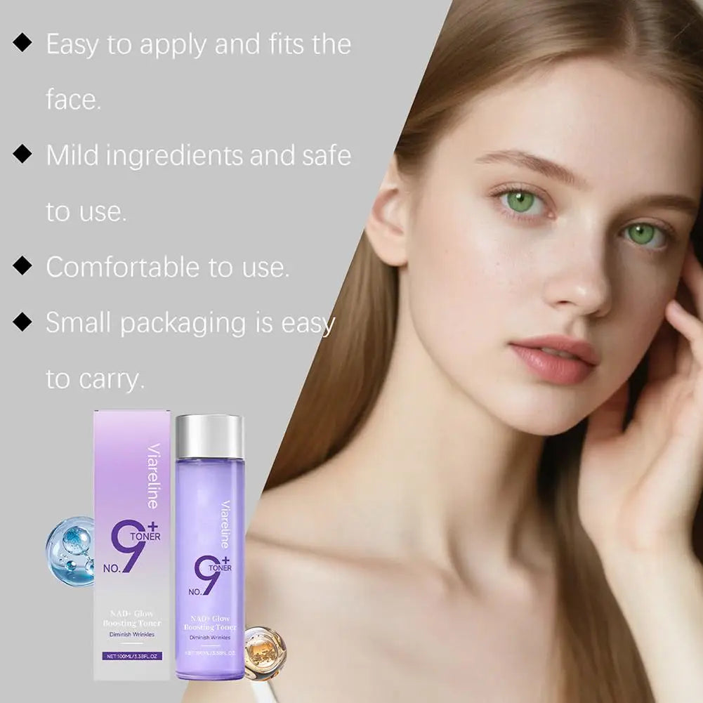 Glow Boosting Toner 100ml Anti-Aging Hydrating Facial Essence Skin Barrier Repair Dullness Relief