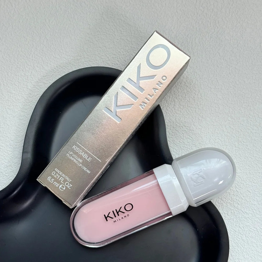Kiko Double Headed Lipstick Transparent Mirror Non Fading Non Stick Cup Lip Gloss Milk Tea Bean Paste Naked Nature Lip Makeup