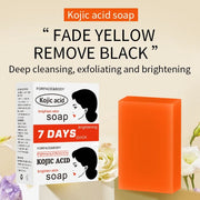 Kojic Acid Soap Skin and Body Soap – Original Kojic Acid, Bar with Coconut & Tea Tree Oil – 100g x 1 Bar