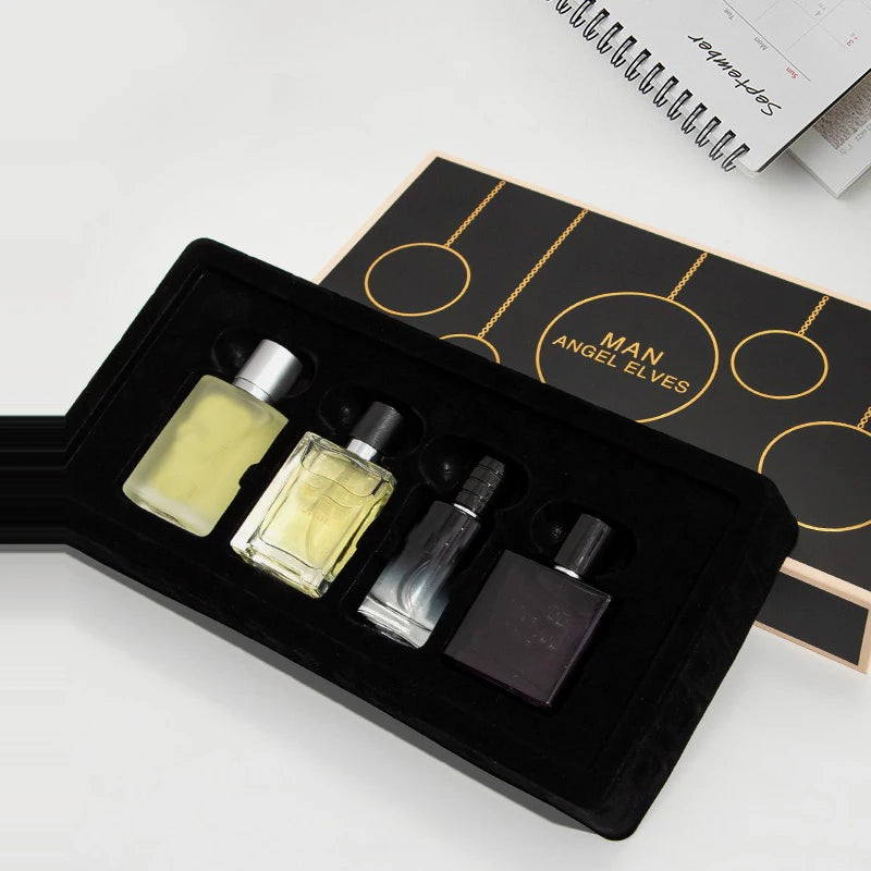 Fresh Lemon Men’s Cologne Set – 4-in-1 Long-Lasting Fragrance Kit Perfect Gift for Men