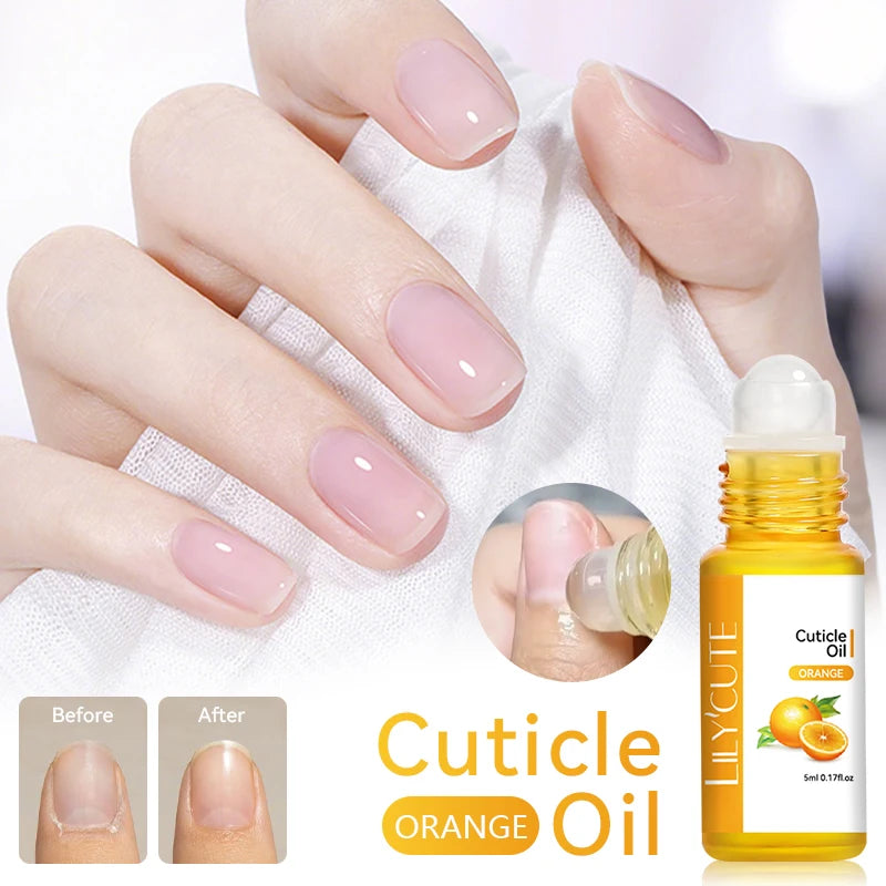 LILYCUTE 5ml Nail Cuticle Nutrient Oil Restore Damaged Nails Softener Nourishing Treatment Skin Revitalizer Remedy Manicure