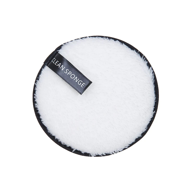 1/3pcs Reusable Discs Makeup Remover Wipe Cotton Pads Microfiber Makeup Face Towel Cloth Washable Sponge Skin Care Cleaning Puff