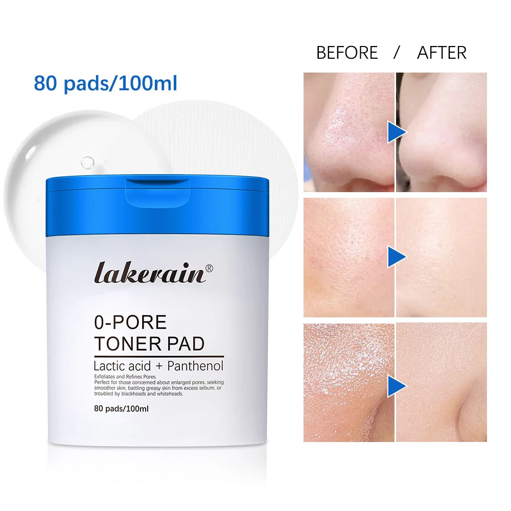 Zero Pore Toner Pads Control Oil Reduce Sebum Exfoliate Deep Clean Refines Pores Antioxidant Skincare Treatment  skincare korean