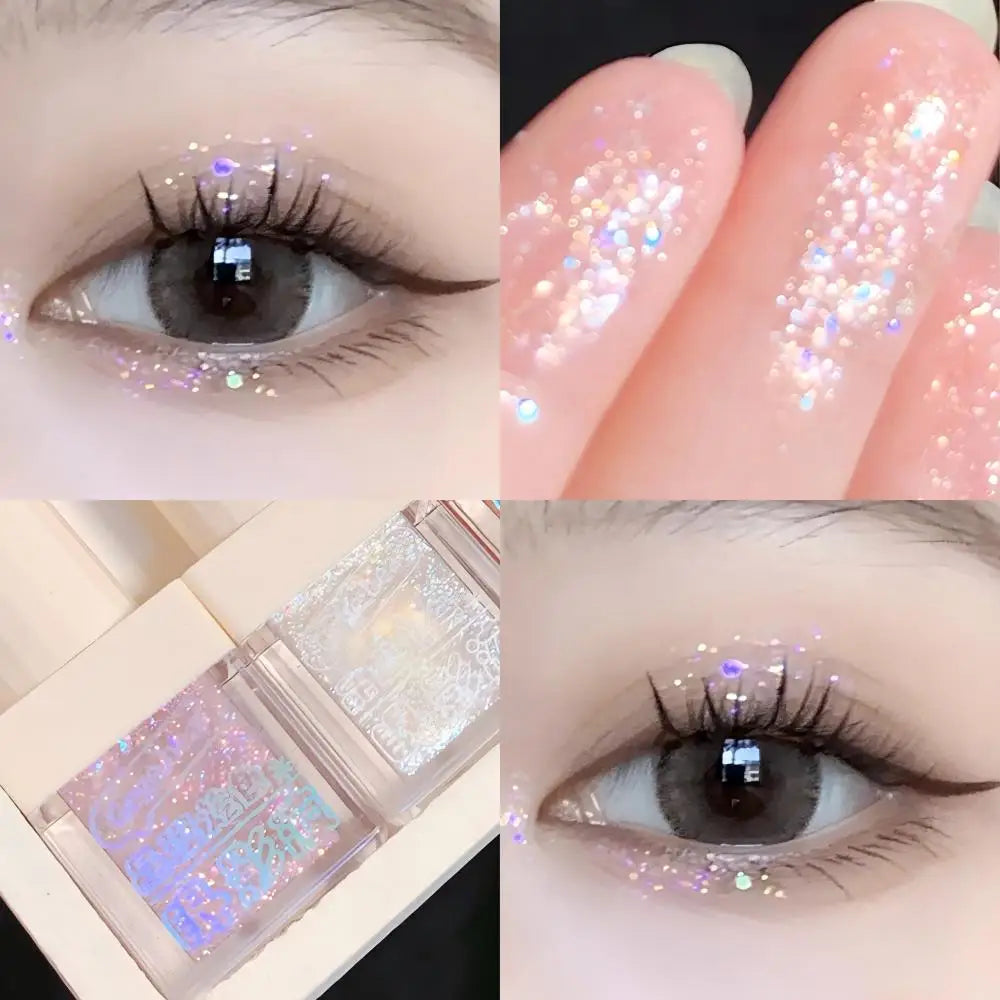 Gege Bear Liquid Eye Shadow Pearlescent Sequins Glitter Powder Silkworm Eye Shadow Brightening Liquid