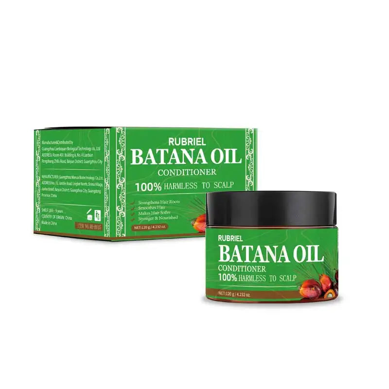 120g Batana Oil Shampoo & Conditioner Set Strengthens Hair Roots Repairs damaged Hair Deeply Nourishment Smooth Hair Conditioner