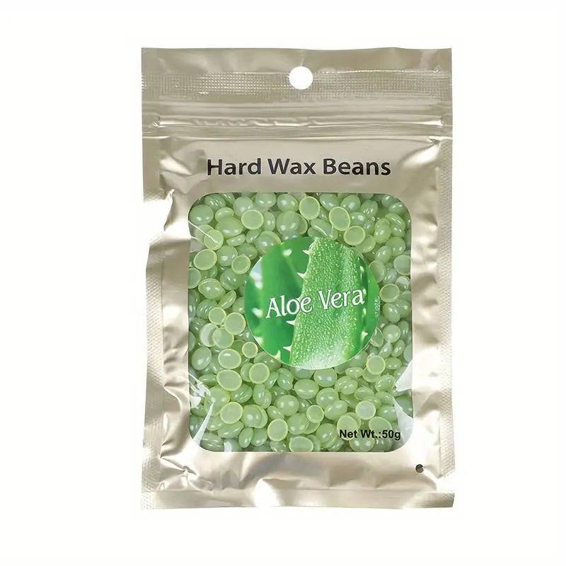 50g Hot Wax Hair Removal Depilatory Waxing Wax Beads for Wax Heater Painless for Body Hairs Removal Beans