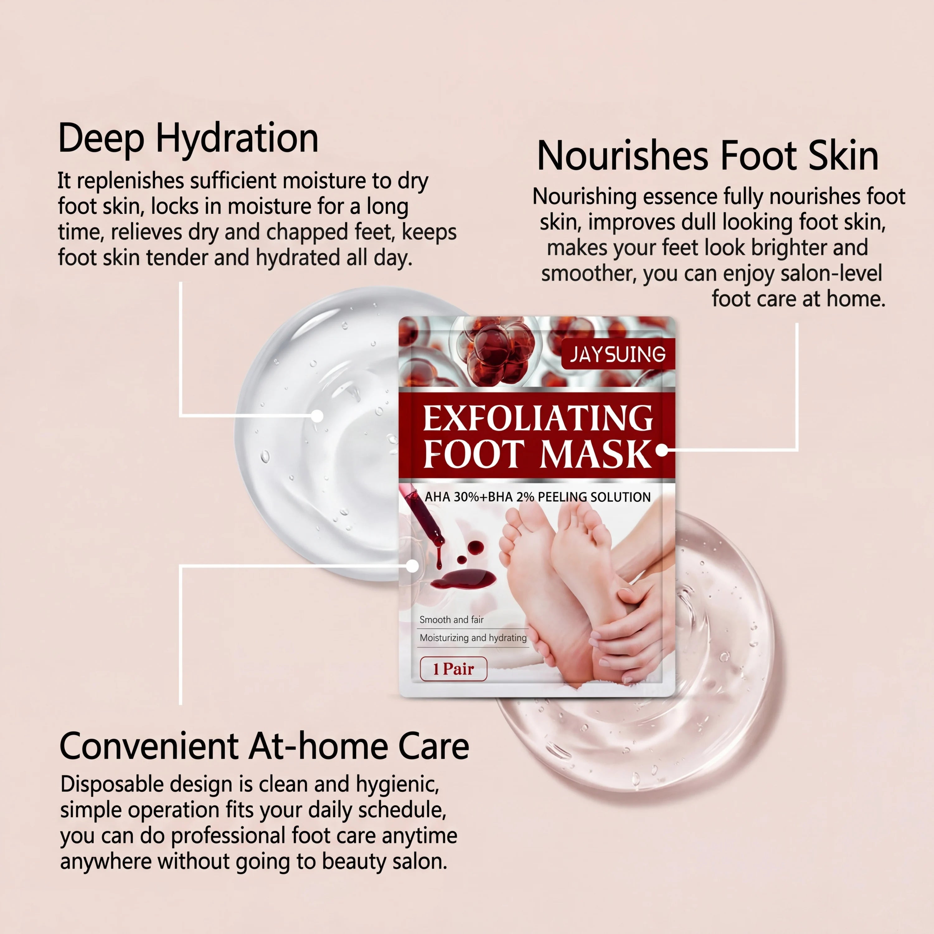 5pairs Foot Mask Fruit Acid Exfoliating Dead Skin Remove Anti Crack Foot SPA Peeling Pedicure Socks Scrub Moisturizer Care Patch