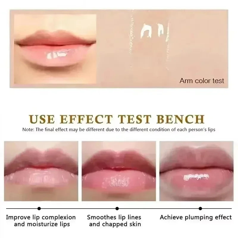 Instant Volumising Lip Plumper Oil Lip Enhancer Lip Gloss Plumping Serum Moisturizing Anti-Wrinkle Lipstick Sexy Lip Care Makeup