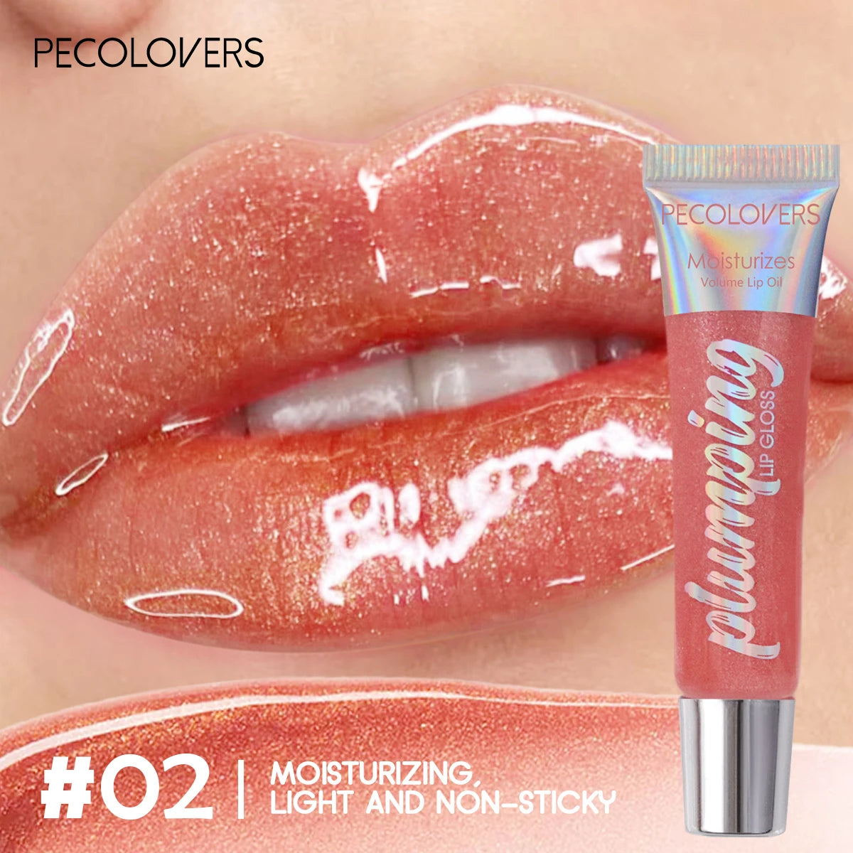 Waterproof, Long-Lasting LUSTrous Lip Gloss - , Nourishing , Suitable for All Skin Types, Sleek Tube Packaging, Creamy Texture
