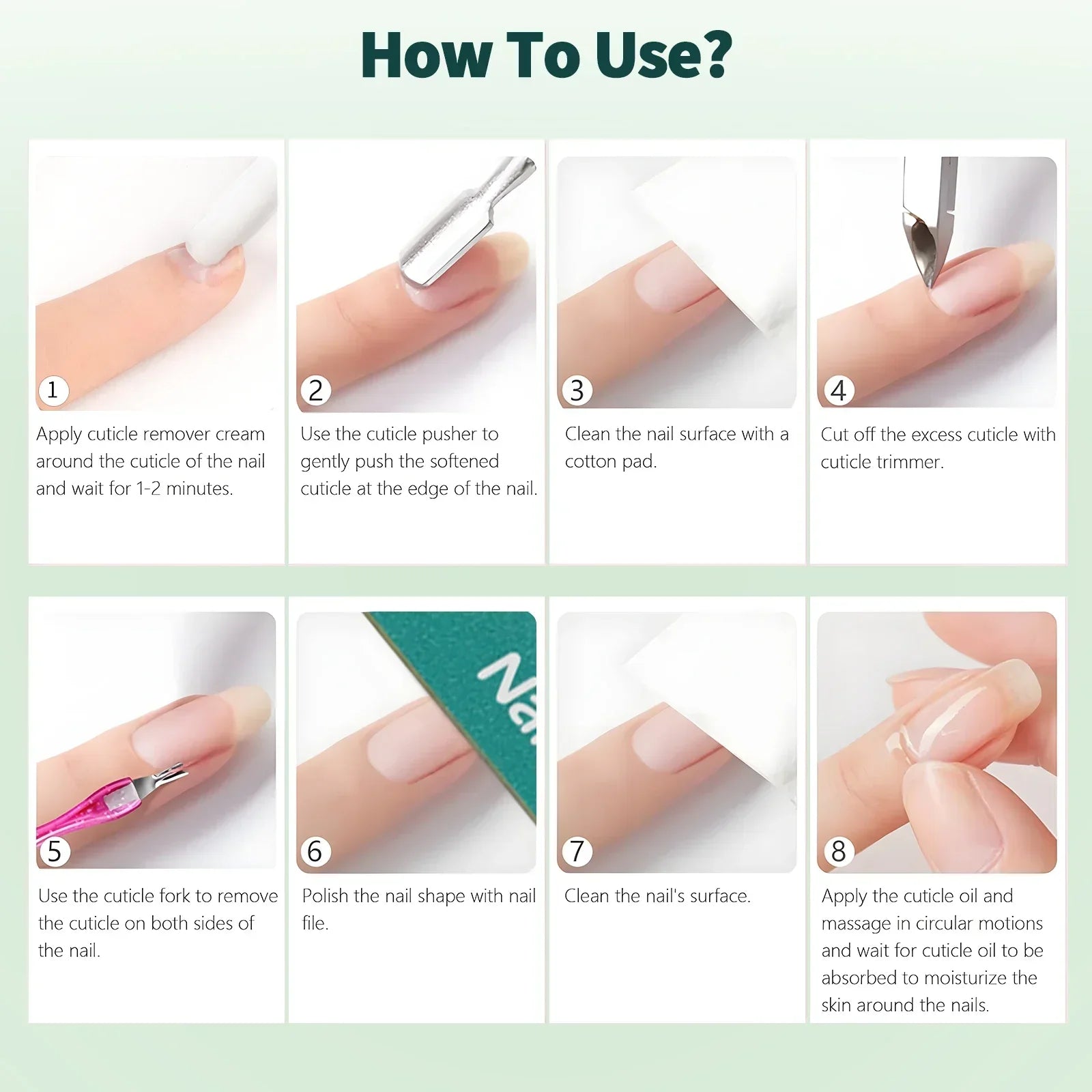 Nailpop Cuticle Oil and Softener for Nails 15ml Cuticle Remover Strengthener Nail Cuticle Protector Moisturize Manicure Kit 1pc