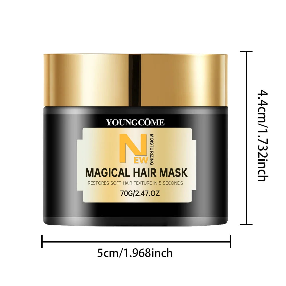 Magic Hair Mask Repair Damage Frizzy Treatment Scalp Hair Root Shiny Balm Straighten Soft Hair Care  for All Hair Type