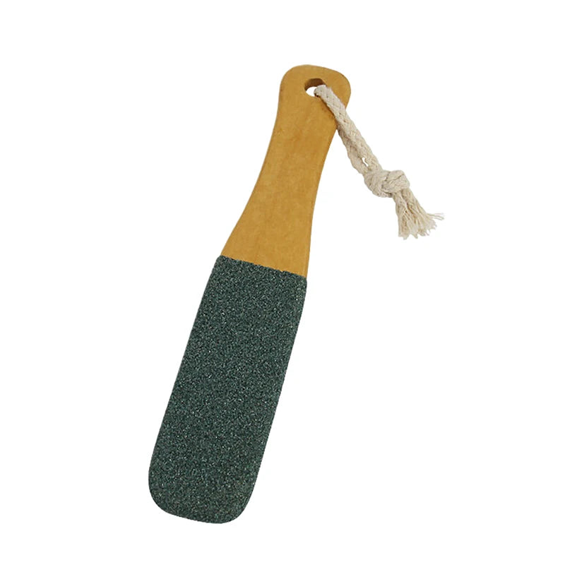 Foot Scrubb Bamboo Handle Foot File360° Natural Pumice Stone Exfoliator Professional Pedicure Tool For Callus Removal Dead Skin