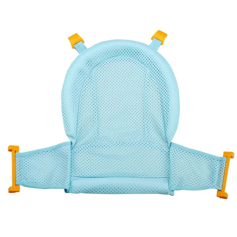 Baby Bath Cushion Pad Newborn Bathtub Mat Infant Bath Supporter Net Baby Universal Nonslip Floating Bathing Tub Shower Mesh Seat