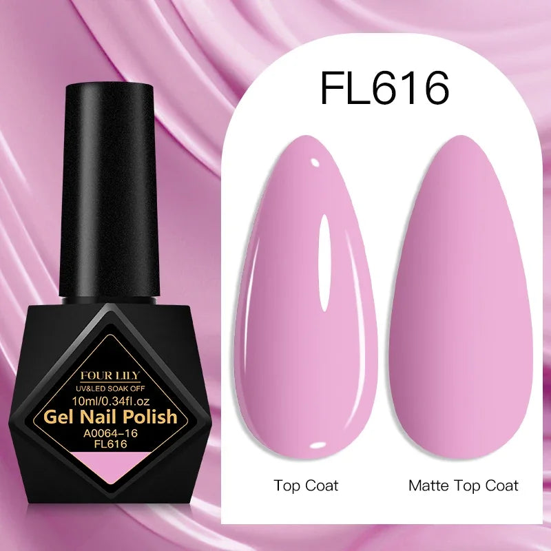 10ml Gel Nail Polish 162 Colors Nail Supplies Vernis Semi Permanent Nail Art Manicure Soak Off LED UV Gel Nail Varnishes Summer