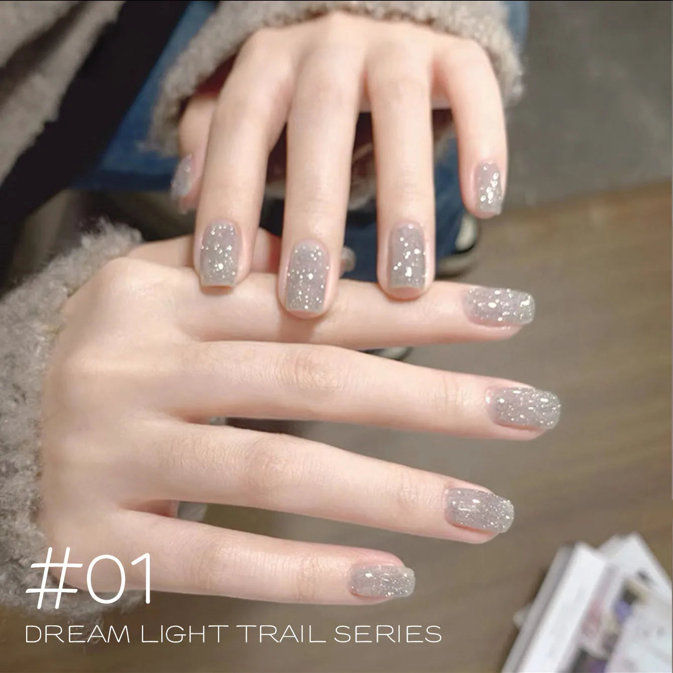 MIANEL 12ML Rock Sugar Crushed Diamond Gel Nail Polish Pink Glitter Nail Polish Top Selling Pink Nails Summer Nails 1-12pcs