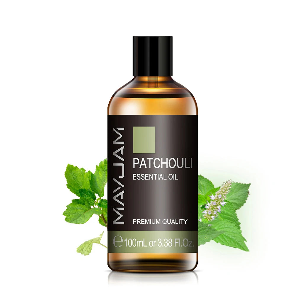 MAYJAM 100ML Pure Natural Aroma Essential Oil Patchouli Rosemary Peppermint Frankincense Sandalwood Cinnamon for Diffuser